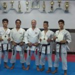 کسب مقام سوم کاتای تیمی در مسابقات کاراته قهرمانی کشور