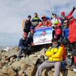 صعود گروه کوهنوردی باشگاه خانه کوهنوردان شهر قدس به قله پهنه سار