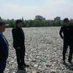 بازدید حسین نوروزی و مسئولین ورزشی شهرستان قدس از روند شروع ساخت زمین چمن مصنوعی