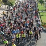 به مناسبت دهه کرامت : برگزاری همایش ۵۰۰ نفری دوچرخه سواری در شهرستان قدس