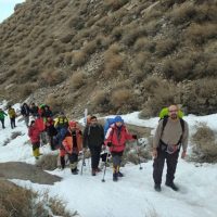 صعود گروه کوهنوردی شهرقدسی به قله تفتان