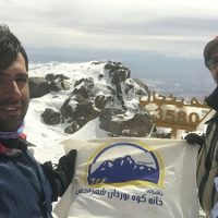 صعود موفقیت آمیز گروه کوهنوردی شهرقدسی به قله یخچال همدان