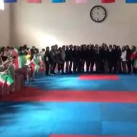 گرامیداشت چهل و چهارمین سالگرد پیروزی انقلاب اسلامی/ برگزاری مسابقه کاراته بانوان در قدس