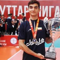 قهرمانی تیم ملی والیبال ایران با حضور والیبالیست ارزنده شهرقدسی