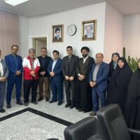 دیدار رئیس اداره ورزش و جوانان با دادستان و رئیس دادگستری شهرستان قدس به مناسبت هفته قوه قضائیه