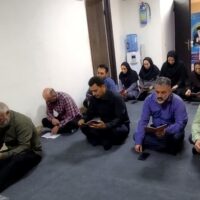 به مناسبت اربعین حسینی صورت گرفت؛ شهرقدس| برگزاری مراسم پرفیض زیارت عاشورا