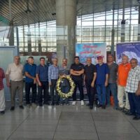 کوهنورد ارزنده شهرقدسی مورد استقبال قرار گرفت