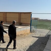پروژه ی عمرانی ورزشی روستای هفت جوی شهر قدس مورد بازدید قرار گرفت