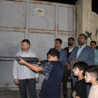گرامیداشت هفته دفاع مقدس/ برگزاری همایش تیراندازی و نقاشی در روستای هفت جوی