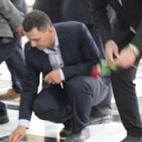 گرامیداشت هفته دولت/ ادای احترام به شهدا و گلباران مزار شهدای شهرستان قدس با حضور معاون استاندار تهران
