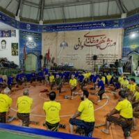 به مناسبت هفته تربیت بدنی و ورزش؛ زنگ پهلوانی و زورخانه ای در شهرستان قدس به صدا درآمد