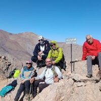 به مناسبت هفته تربیت بدنی وورزش صعود به قله هزار بند